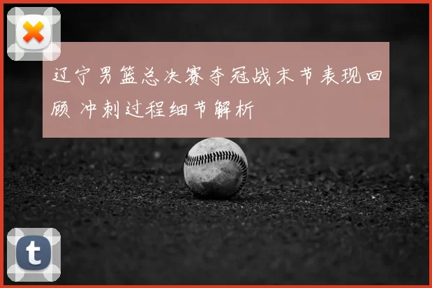 辽宁男篮总决赛夺冠战末节表现回顾 冲刺过程细节解析