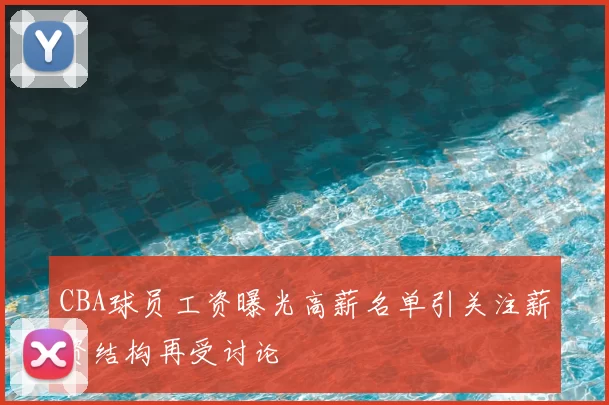 CBA球员工资曝光高薪名单引关注薪资结构再受讨论